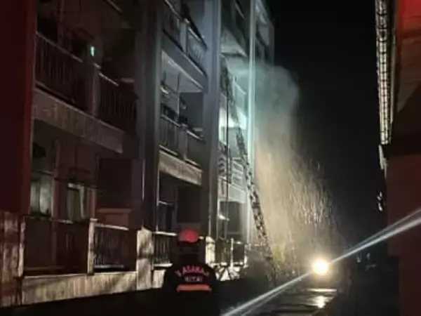 4階建てアパートの1室全焼する火事　けが人なしも飼い犬死ぬ　福島・郡山市