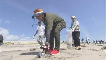 震災後初…まもなく16年ぶり海開き　請戸海岸で清掃活動　福島