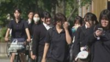 「長袖だと暑い」福島市の高校で衣替え始まる　福島など真夏日予想