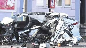 基準値の5倍アルコール検出、大幅な速度超過か…危険運転致死傷疑いで24歳男逮捕　同乗者の男性死亡　福島・郡山市