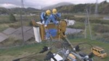 “カラスの巣”撤去、昨年度はなんと2143個！停電も発生…発見時は連絡を　福島