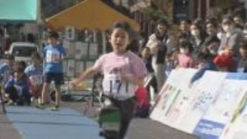 駅前で「ももりんダッシュＮo.1」鈴木夕里菜アナは去年最下位のリベンジなるか　福島