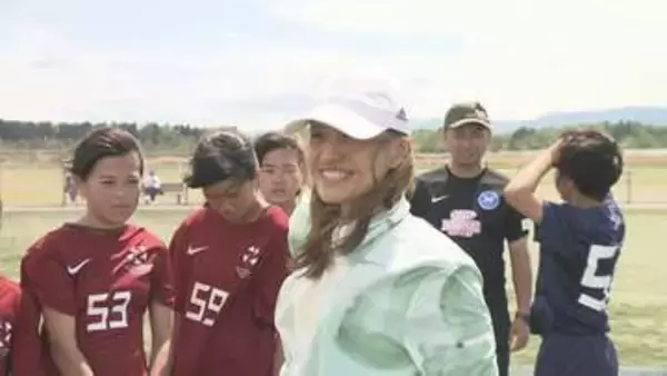 なでしこジャパン元監督・高倉麻子さんがサッカーの楽しさ伝える　福島