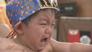 「優しくてたくましい女の子に育ってほしい」赤ちゃんの健やかな成長願う「一心泣き相撲」伊達市・福島