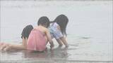 「「100回入りたい」富岡海水浴場　25年ぶりの海開き　福島」の画像1