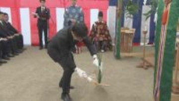 デンソーエアリービーズ、練習拠点の新体育館建設へ　郡山市で地鎮祭　福島【SVリーグ】