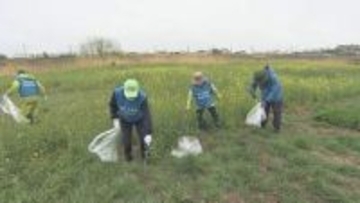 GW前に…阿武隈川周辺で安全点検、ごみ拾いも　福島河川国道事務所など　福島・郡山市