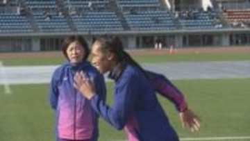 「練習を忘れずに持ち帰って」井戸アビゲイル選手が指導　東邦銀行陸上部が陸上教室　福島