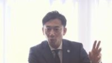 Bリーグ島田チェアマン福島県郡山市を訪問　21日からのボンズ戦を前に