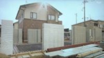 「世界中に広まっていけば」話題の３Ｄプリンター住宅のモデルハウス　郡山市で建設中