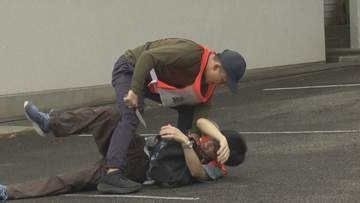 「いつどこで発生するか分からない」刃物男による無差別殺傷事件を想定　警察や消防が訓練　福島