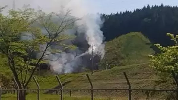 陸上自衛隊 福島駐屯地の射撃場で林野火災　けが人なし　福島市