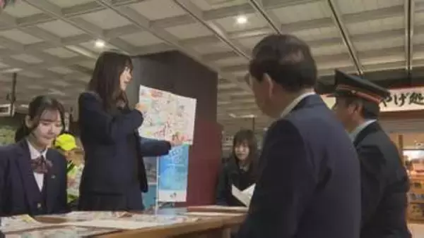 「絶対全員白河来る」高校生が新白河駅周辺の観光マップ製作　ふくしまＤＣ　福島