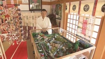 「タイムスリップ！？」夏詣の神社に宮司の力作！昭和37年の緻密ジオラマを展示　福島