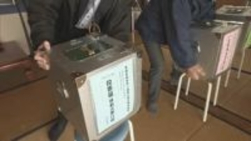 外だと寒い…移動式投票所にも影響　投票箱は“公民館の中”へ　福島【衆議院選挙2026】