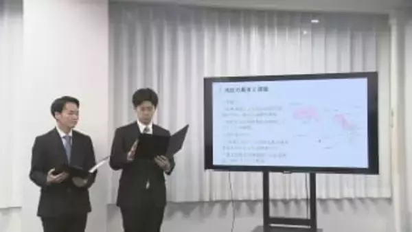 過疎・中山間地域の活性化に取り組む大学生　内堀知事に活動報告　福島