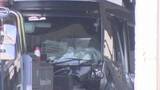 「常磐道21人死傷バス事故　警察が車両検証　破損状況から当時の速度などを解明へ　福島」の画像1
