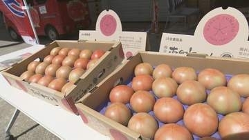 夏の訪れ告げる「南郷トマト」が全国へ　ゆうパック出発式　福島・南会津町