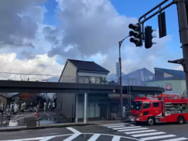 住宅密集地で7棟焼く火事 84歳男性と連絡取れず 出火当時、暴風雪警報が発表 富山・高岡市片原横町