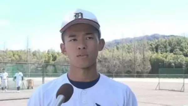 「まっすぐは全国でも通用する」北信越から唯一選出…高岡第一・前田侑大投手　U18侍ジャパン合宿に参加　強打者相手に最速148キロで勝負　富山