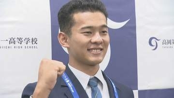 「目標は160キロ」ロッテドラフト2位の高岡第一・前田侑大投手に指名挨拶  「高校No.1サウスポー」スカウト描く“佐々木朗希”級の未来図　富山