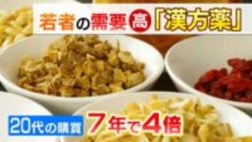 20代の需要が4倍に！なぜ今「漢方」が選ばれるのか？ニキビやストレスに…SNSで人気広がるも専門医は “自己判断”への警鐘鳴らす