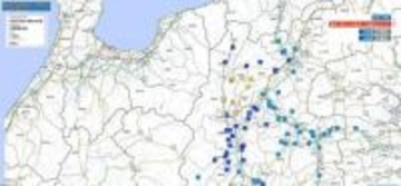 【地震情報】再び長野県北部で強い揺れ、最大震度5弱　津波の心配なし　富山県内では震度1を観測
