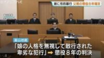 【判決確定】当時高校生の実娘に性的暴行、父親に懲役8年の実刑　被害者の福山里帆さんが実名公表で問い続けた性暴力　名古屋高裁金沢支部が控訴棄却、上告せず