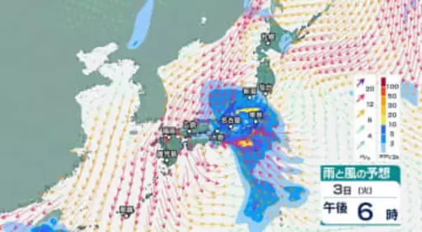 【気象情報】関東甲信に「なごり雪」3日午後から4日は “南岸低気圧” で大雪のおそれも　山地40cm、都心平地も積雪か　交通障害、路面凍結に警戒【雨と風のシミュレーション】