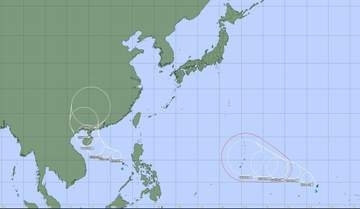 【台風情報】南シナ海とマーシャル諸島の熱帯低気圧が2日正午までに発達へ　【雨と風のシミュレーション】