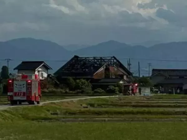 【続報】砺波市高波の住宅火災　約1時間半後に鎮火　けが人や延焼の情報なし　住民の無事も確認　富山
