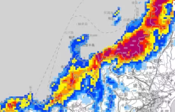【大雪情報】北陸地方　山沿いや山地だけでなく平地でも大雪となる所が…富山県平野部でも30日朝まで40センチの降雪予想【雪と雨のシミュレーション】