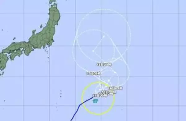 【台風17号（ナンカー）】このあとどこへ？　進路を北西に変え日本接近の恐れも “ジグザグ進路”に注意【雨と風のシミュレーション】
