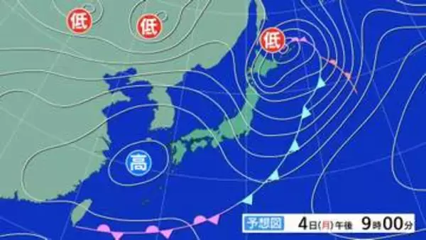 発達した積乱雲…石垣市で1時間52mm観測　沖縄本島地方・先島諸島は落雷・突風・急な強い雨に注意続く【雨と風のシミュレーション】
