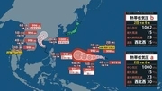 【台風のたまご】2つの熱帯低気圧は“ダブル台風”へ　うち1つは6日に「非常に強い」勢力に【雨と風のシミュレーション】