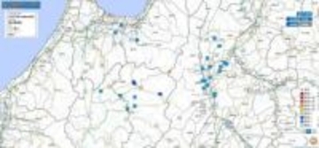 【地震速報】富山県東部を震源とする地震　岐阜県高山市で最大震度４を観測