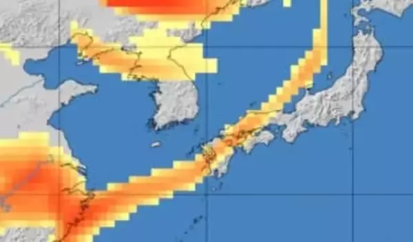 【黄砂】中国地方　22日夜から23日にかけて広い範囲で黄砂が予想　所によっては視程５キロメートル未満に【黄砂予測3時間毎】