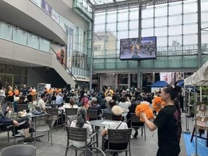全国レベルの演奏や演技を披露 　富山第一高校が街なかでフェス　元プロサッカー選手２人のトークイベントも　富山