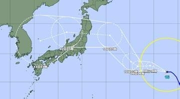 【台風15号】いつどこに？異例の「西進」ルート進む 11日〜12日に日本接近・日本海へ通過の恐れ ピーク時最大瞬間風速35m【雨と風のシミュレーション】