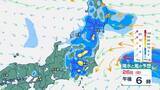 「新潟県で1時間60ミリの非常に激しい雨予想 きょう26日夜遅くまで河川氾濫や土砂災害に厳重警戒 少ない雨でも危険度上昇【降水と風のシミュレーション】」の画像1