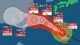 「【台風情報】台風18号（ソウデル）非常に強い勢力で25日（火）南大東島近海へ　中心気圧940hPa、最大瞬間風速65m/s予測、暴風と大雨に警戒【雨と風のシミュレーション】」の画像1