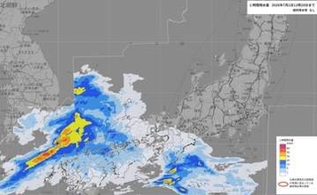 【大雨情報】西日本は2日にかけて非常に激しい雨に警戒　九州で最大150ミリの予測、低気圧と前線の影響で大気の状態は非常に不安定　落雷や竜巻など突風にも注意【雨と風のシミュレーション】