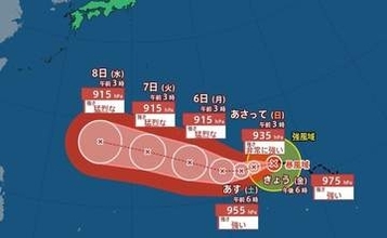 【ダブル台風】10号が発生　南シナ海をゆっくりと西北西へ　9号は6日に“猛烈な”勢力でトラック諸島近海へ【雨風シミュレーション】