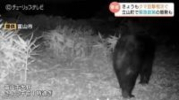富山・立山町で初の緊急銃猟　子グマ1頭目撃も見つからず解除　「通り道になっている」