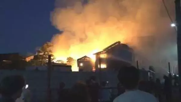 【続報】大法寺で火事 約8時間45分後に消し止められる 複数の建物への飛び火か  富山・高岡市