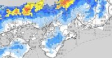 【大雪情報】近畿地方　25日夜遅くにかけて短時間に降雪が強まり大雪となる見込み　25日夜のはじめ頃にかけて警報級の大雪となる可能性【雪と雨のシミュレーション】