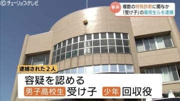 「受け子」の男子高校生と「回収役」の少年を逮捕　高齢者から相次いで詐取　”トクリュウ”のメンバーか　富山