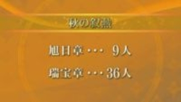 秋の叙勲　富山県内からは45人　前富山市長の森雅志さんら　様々な分野で長年にわたり功績