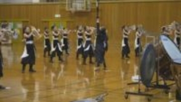 「昨年を超える伝説のショーを」2年連続の金賞＆“日本一”へ…奥田ジュニアマーチングバンド　壮行会で迫力あるパフォーマンス披露　富山