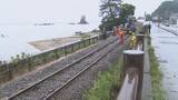 「運休続くJR氷見線 6日から全線で運転再開 記録的な大雨で土砂が流入【富山県・氷見市】」の画像1